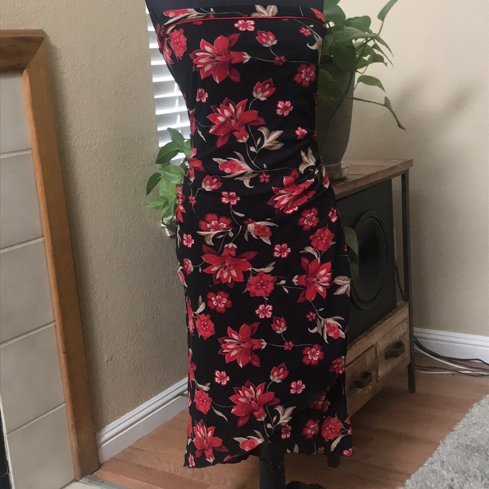 Strapless summer dress